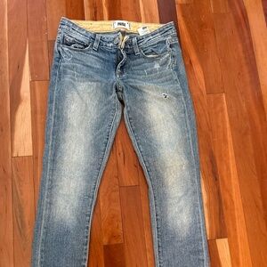 Paige jeans size 24 light wash mid rise